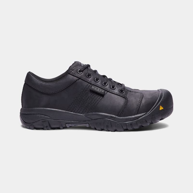 Keen La Conner Esd Aluminum Toe Mens Work Shoes Black Clearance (1204-SJBPY)